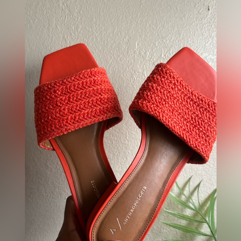 CORAL MULIE ANTHROPOLOGIE FLATS